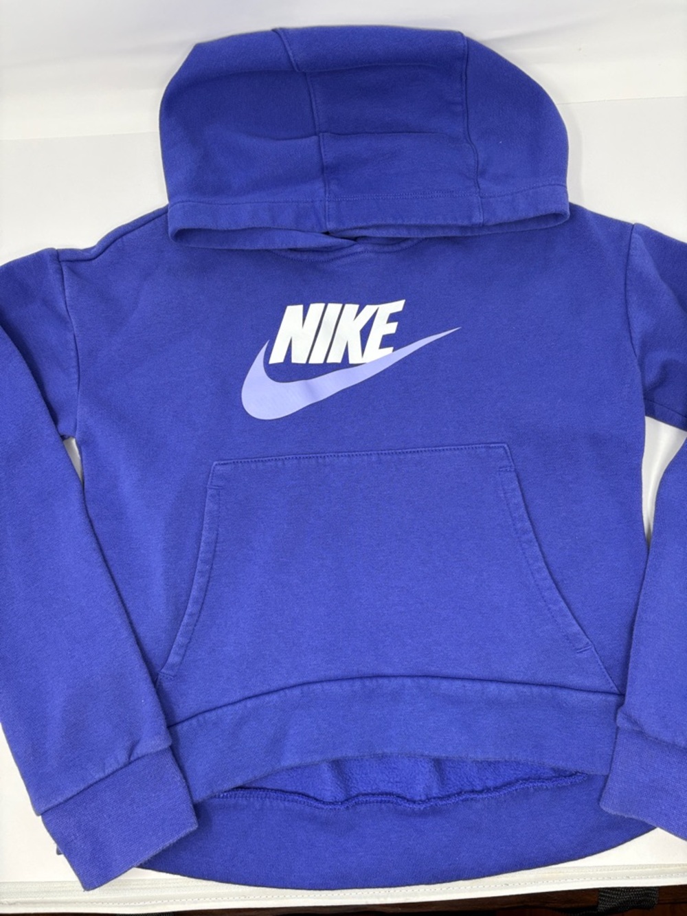 Nike: Sportswear Club Purple Hoodie/Sweatshirt. Kids Size: Large